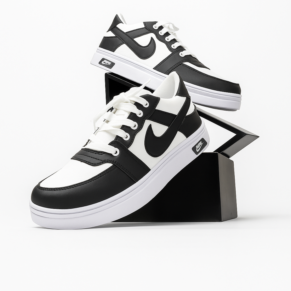 Nike Airforce Black & White Sneakers - FEMUU