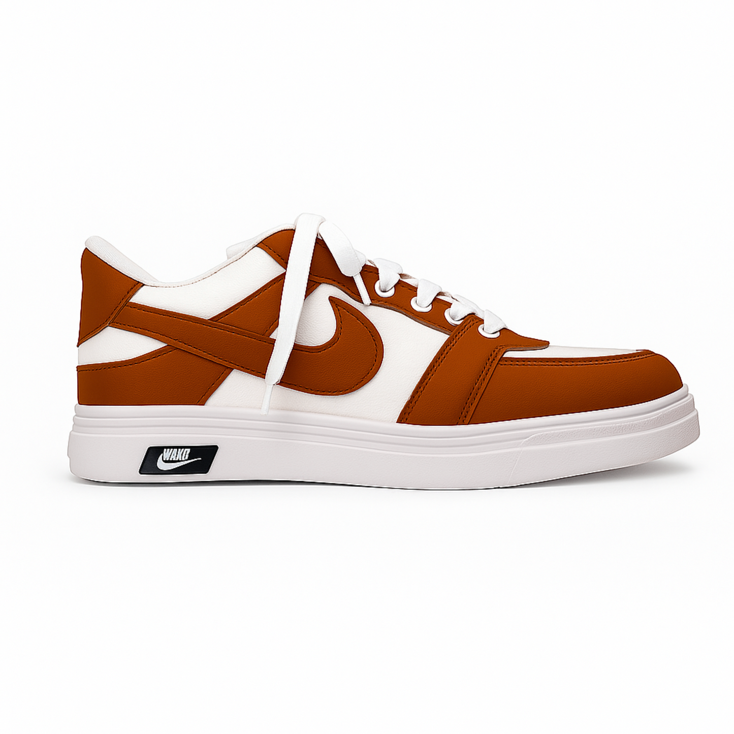 Nike Airforce Brown & White Sneakers - FEMUU