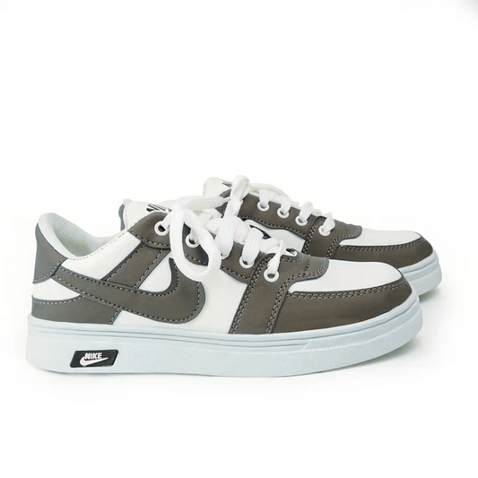 Nike Gray & White Sneakers - FEMUU