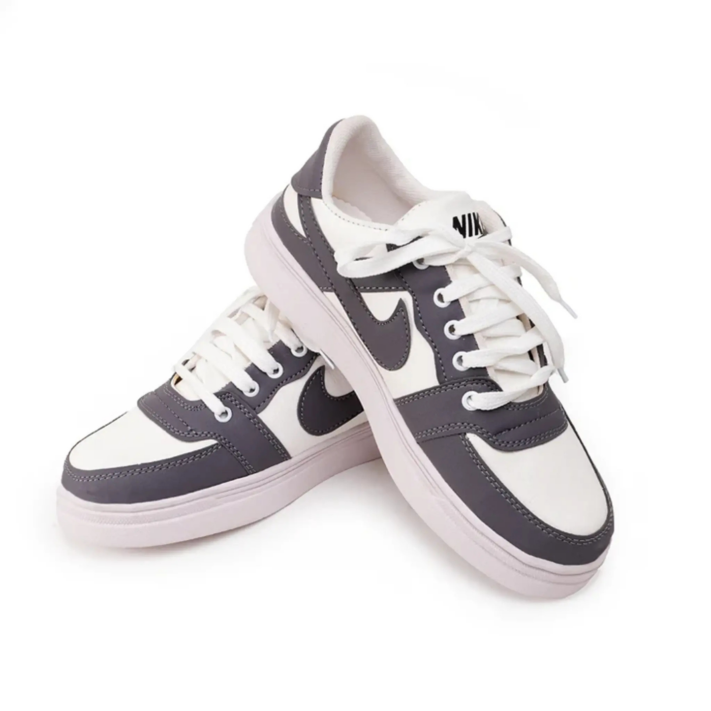 Nike Airforce Gray & White Sneakers - FEMUU