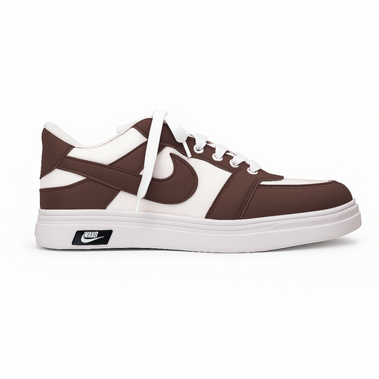Nike Airforce Brown & White Sneakers - FEMUU